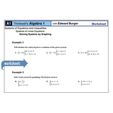 Thinkwell - Algebra 1