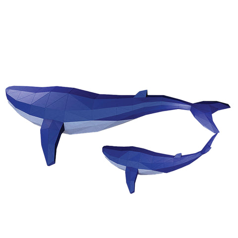 Papercraft Maritime Whales