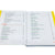 The What Your Kindergartener Needs to Know book open to show the contents on a white page with a yellow boarder along the outsides of the pages. The section titles are in red with green subsection titles and black text below. Section 6 is titled “Science.”