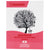 Grammar for the Well-Trained Mind pink book cover. The cover has a white top and a pink bottom with a wave shape between the 2 colors. There is an illustration in the white section of a tree with books for leaves and a stack of books near the trunk. In the pink section at the bottom is red text with the title and text reading “Red Workbook” and “Key.”