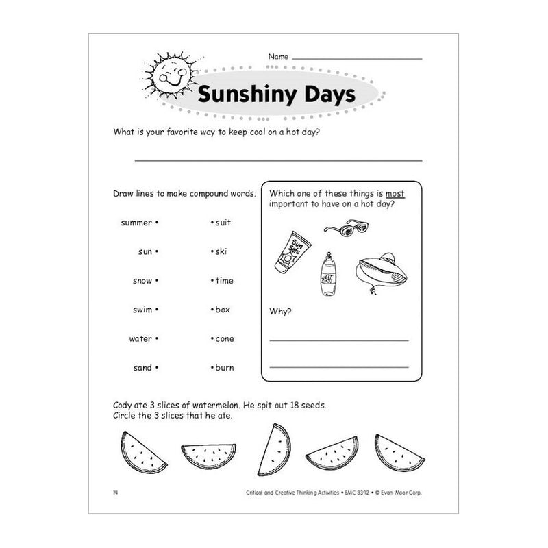 Critical And Creative Thinking Activities Grade 2 Timberdoodle Co Critical And Creative Thinking Activities Grade 2 Timberdoodle Co