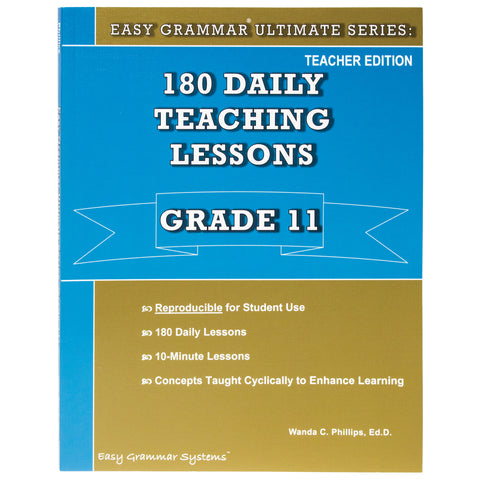 Easy Grammar Ultimate Grade 11 Teacher's Guide