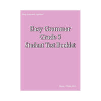 Easy Grammar Grade 5 Test