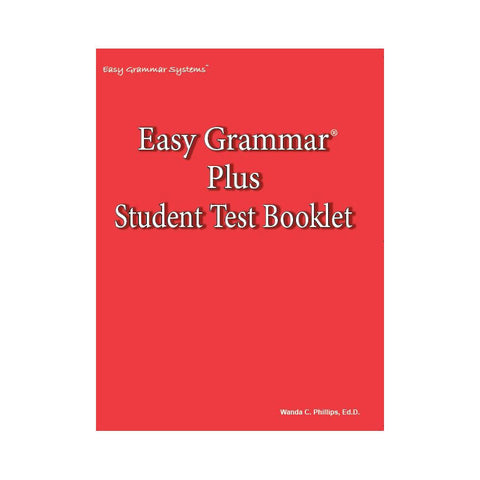 Easy Grammar Plus Test