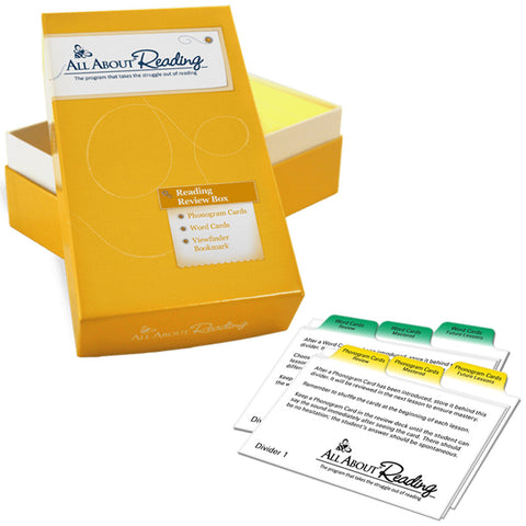 All About Reading Review Box (with Divider Cards)